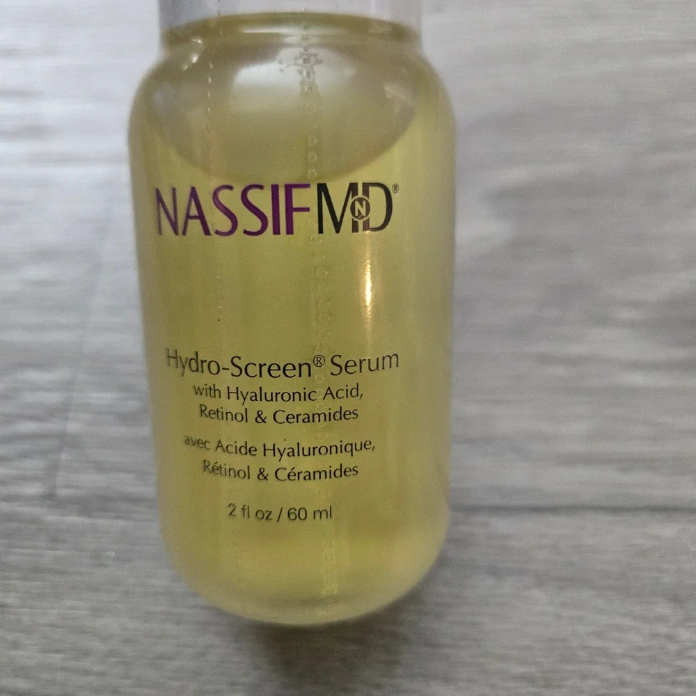 NassifMD Clear Hydro-Screen Serum 2 fl oz Anti-Aging Retinol Hyaluronic Acid